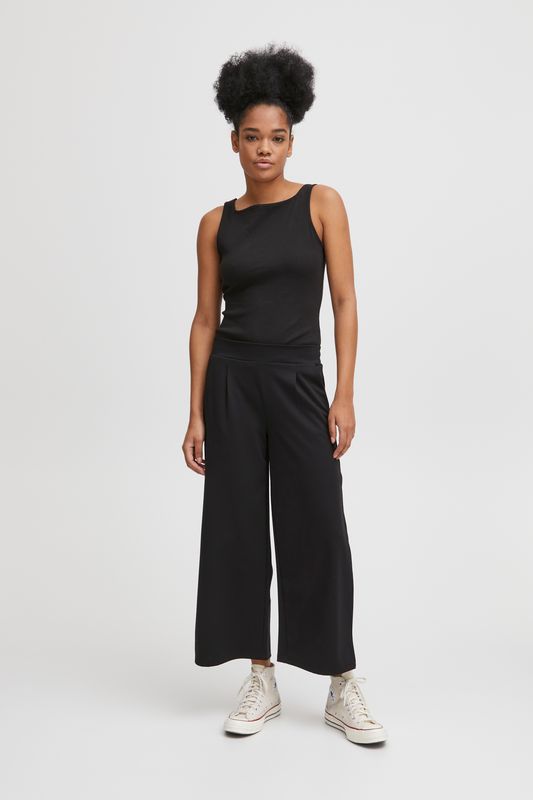 Kate Sus Wide Pant Cropped (svart)