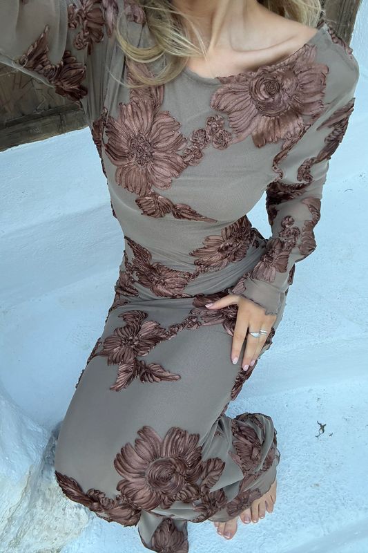 Flora Mesh Dress